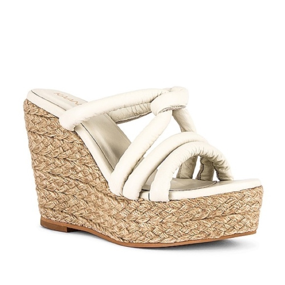 NEW KAANAS x Revolve Daniela Wedges Sandals Size 10